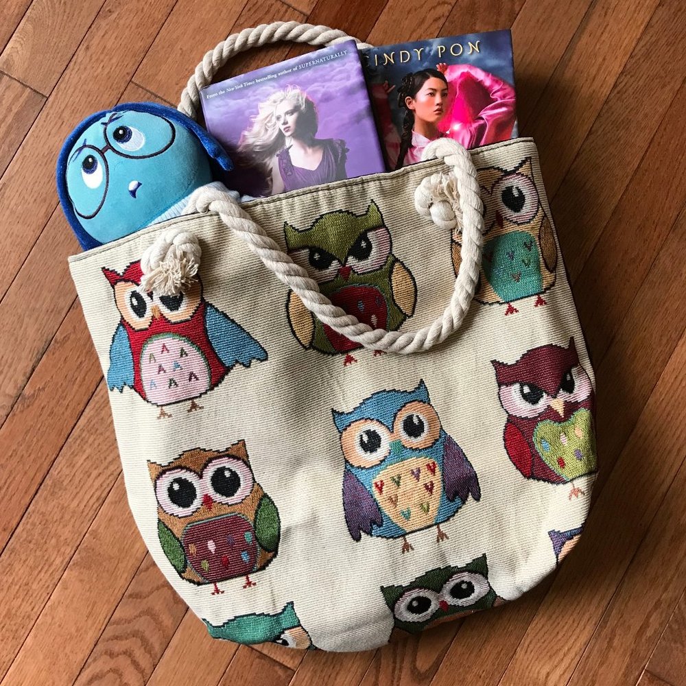 Owls Large Tote Bag